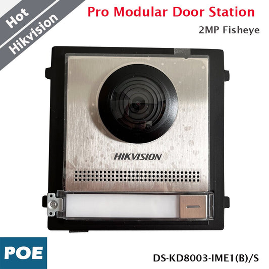 Hikvision KD8 Series Pro Modular Door Station Video intercom DS-KD8003-IME1(B)/S-0