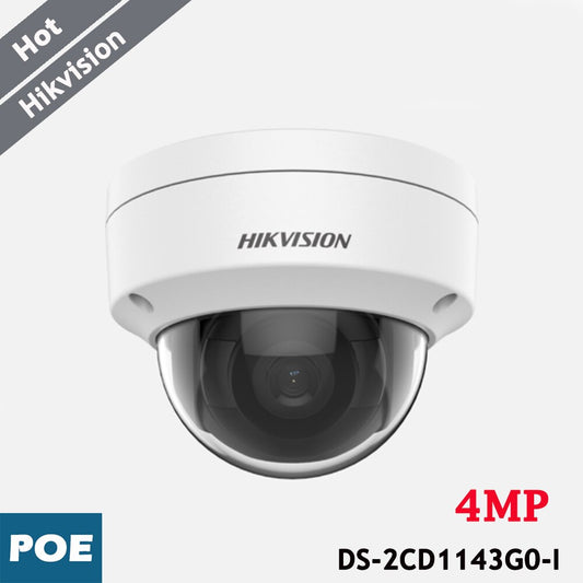 Hikvision 4MP IP Camera DS-2CD1143G0-I POE Dome Network Security Camera-0