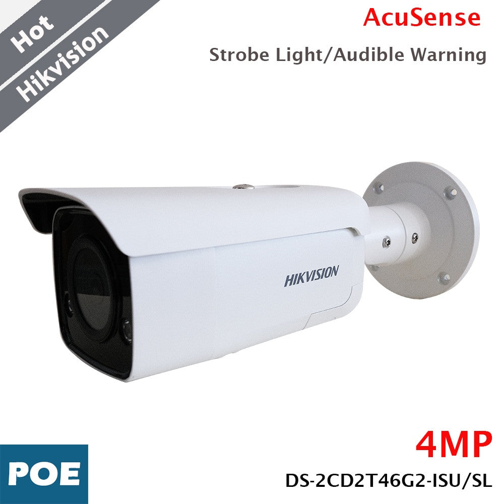Hikvision 4MP AcuSense Strobe Light and Audible Warning Bullet Network Security-6