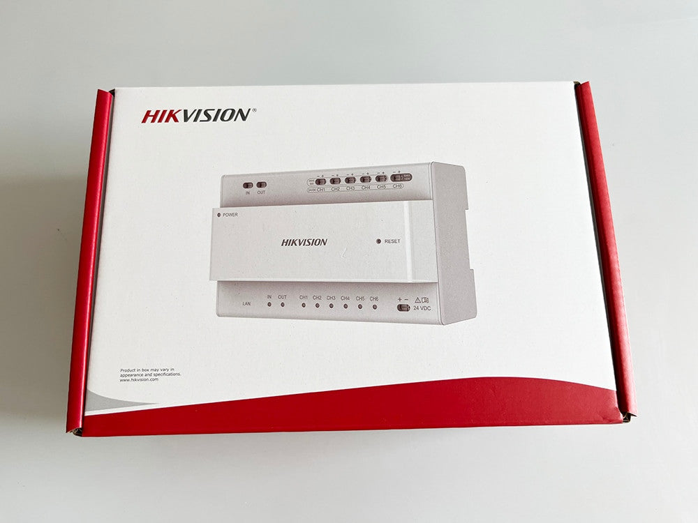 Hikvision 2 Wire IP Distributor 24VDC 1 RJ-45 8 Interface Indicators-1