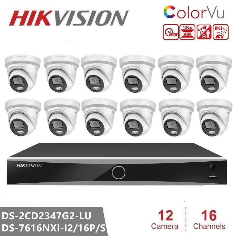 Hikvision CCTV Camera System DS-2CD2347G2-LU 4MP Security Camera NVR Kit-6