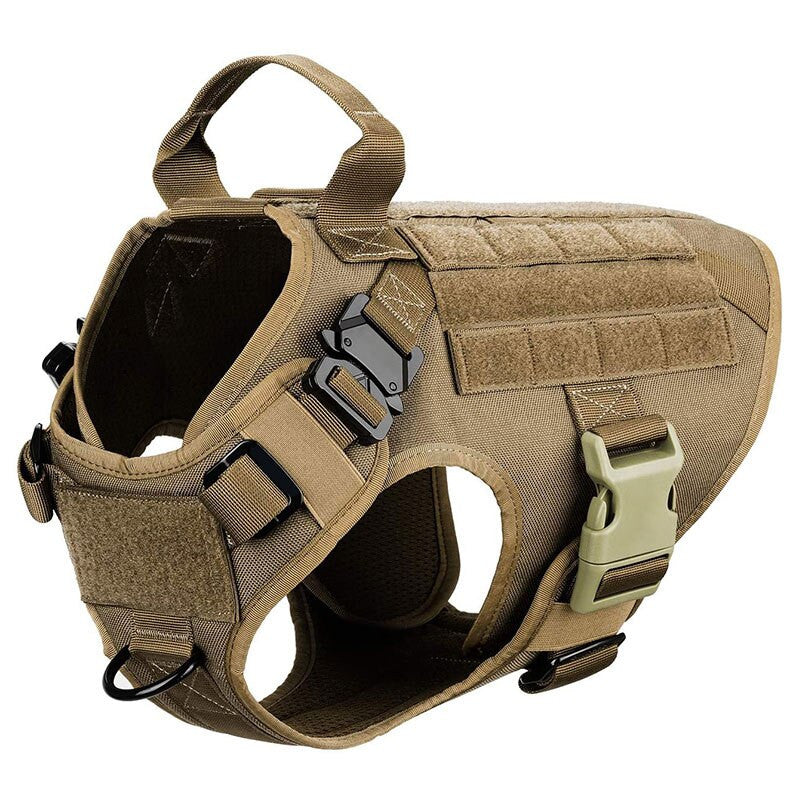 Dog Collar Military Dog Harness And Leash Set-7