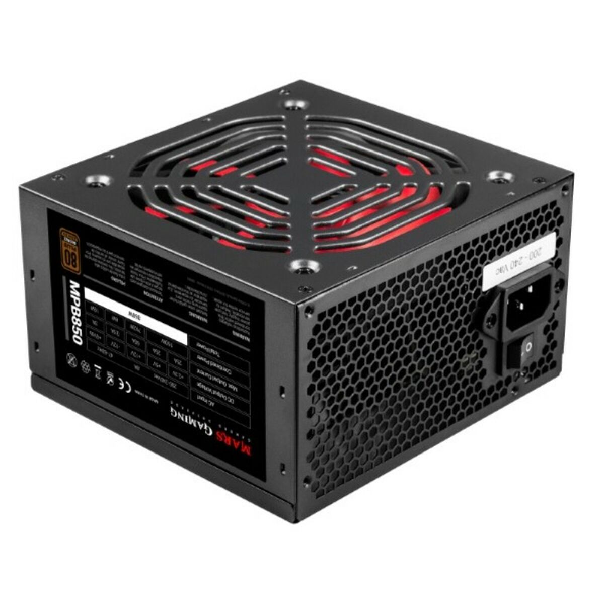 Power supply Mars Gaming MPB850 ATX 850W 850 W ATX 80 Plus Bronze RoHS-0