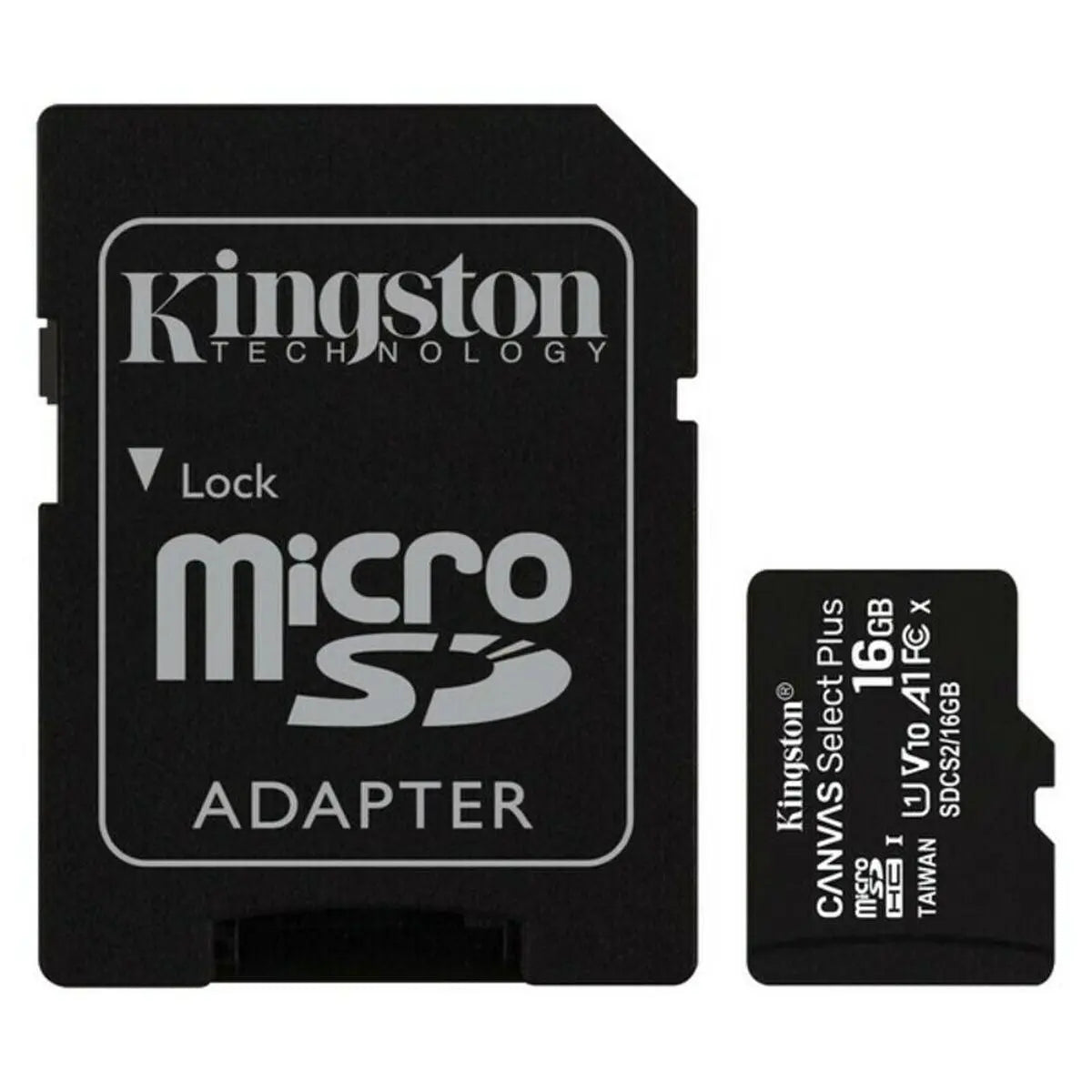 Micro SD Memory Card with Adaptor Kingston SDCS2 100 MB/s exFAT - IGSI Europe Ltd